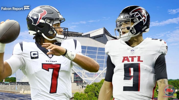 C.J. Stroud and the Houston Texans will compete against the Atlanta Falcons as they attempt to continue their win streak to three games.